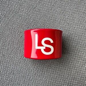 ✨ Luisa Spagnoli Rigid Bracelet | Red & White | Made in Italy ✨